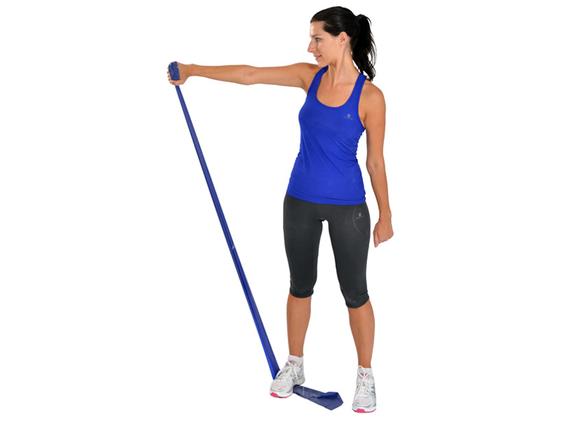 MoVeS band latex 5,5 m extra zwaar - blauw