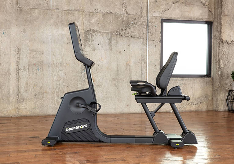 SportsArt Prime Line Eco-Natural C573R recumbent cycle - zelf aangedreven - LED display