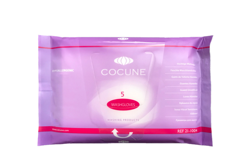 Cocune washglove - geparfumeerd - 60 x 5 st