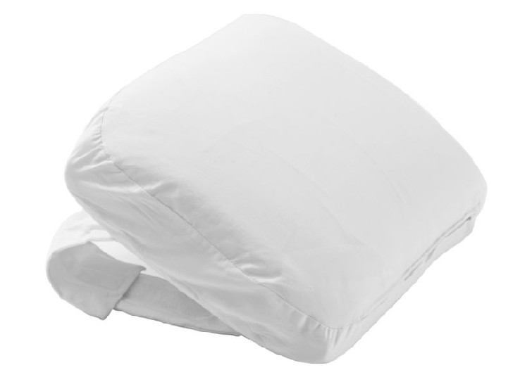 Knee Pillow met sloop - wit - 1 st