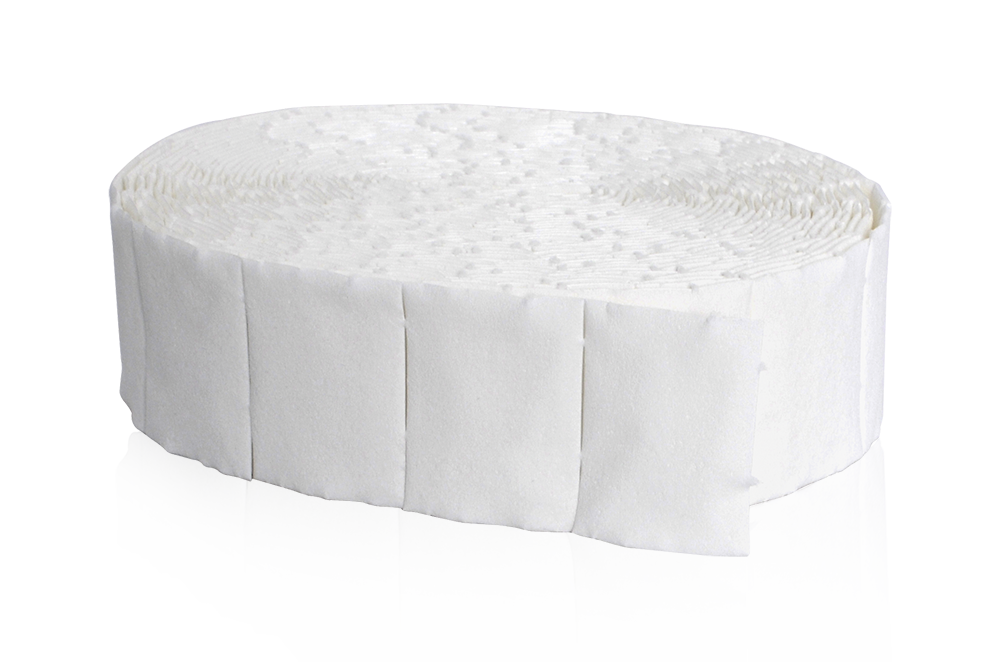 Tampons de cellulose sur rouleau -  4 x 5 cm - 2 x 500 pcs