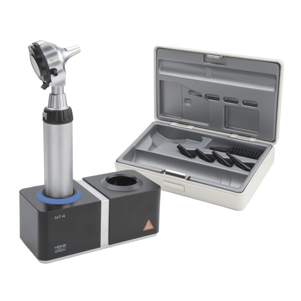 Set d'otoscope Beta 400 FO avec NT4 poignée et étui - 3,5V - LED - 1 pc