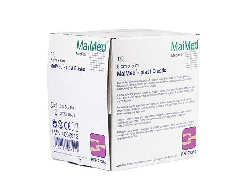 MaiMed®-plast Elastic - niet-steriel - 8 cm x 5 m -  1 st