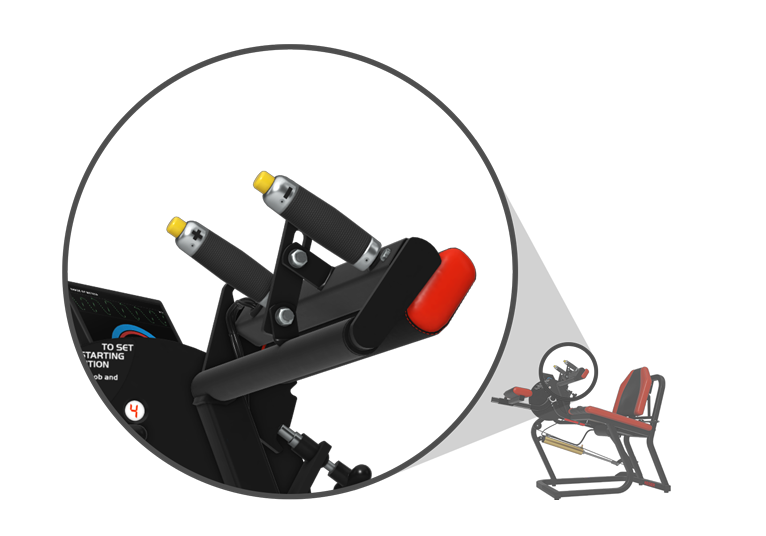 Keiser A400 Curl des jambes assis