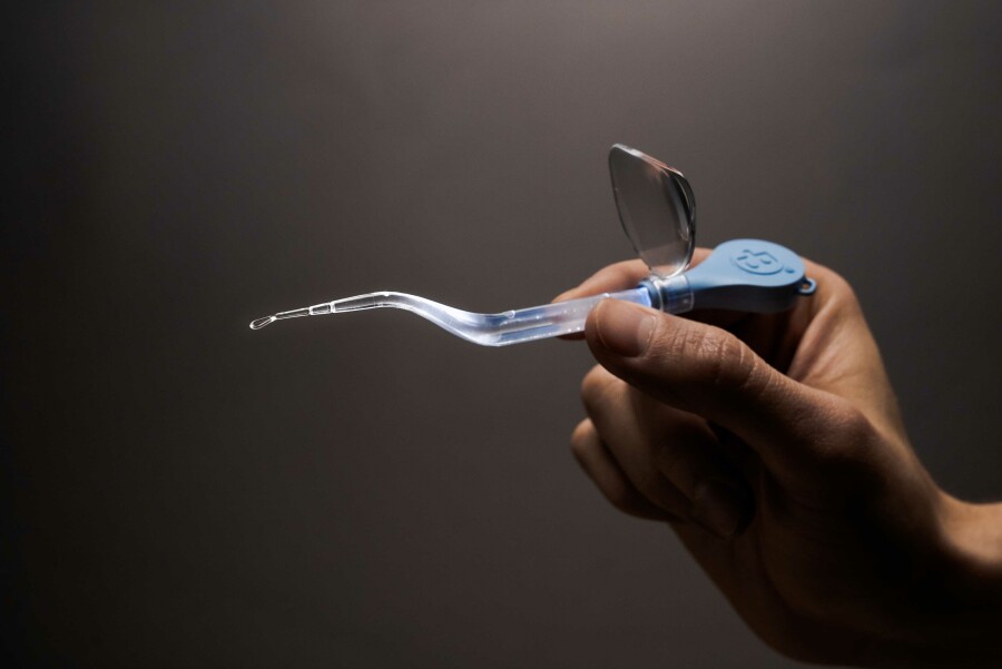 Verlichte oorcurette Clearlook - 1 lichtbron - 1 vergrootglas - 50 curettes van 3 mm brede tip