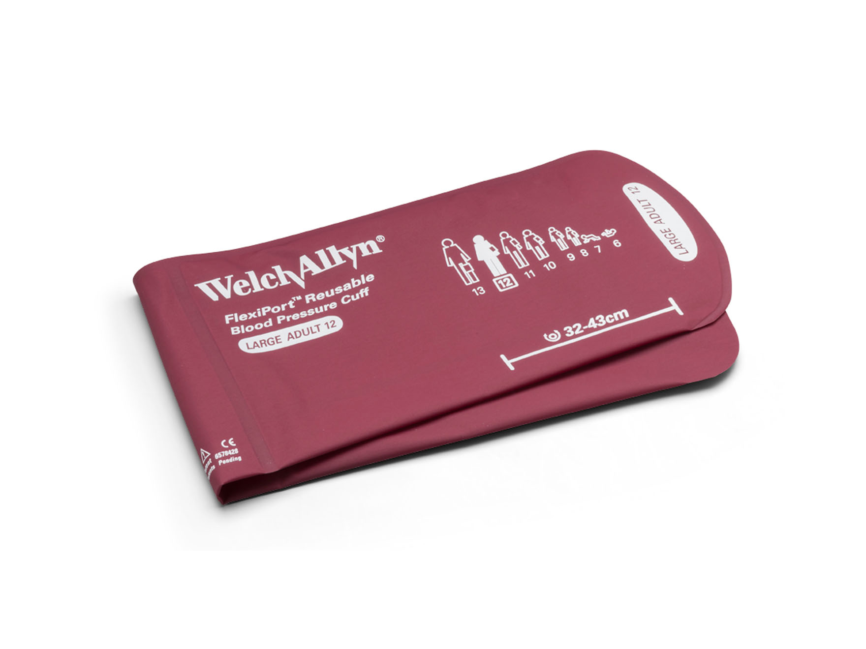WelchAllyn flexiport manchet maat 12 - zonder slang en connector - 1 st