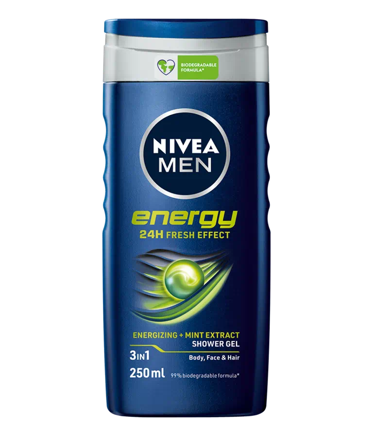 Nivea douche active hommes - menthe - 250 ml - 1 pc