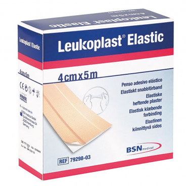 Leukoplast® elastic - op rol - 4 cm x 5 m - 1 pc