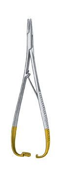 Porte-aiguille Mathieu - TUC (dorée) - 17 cm -  1 pc