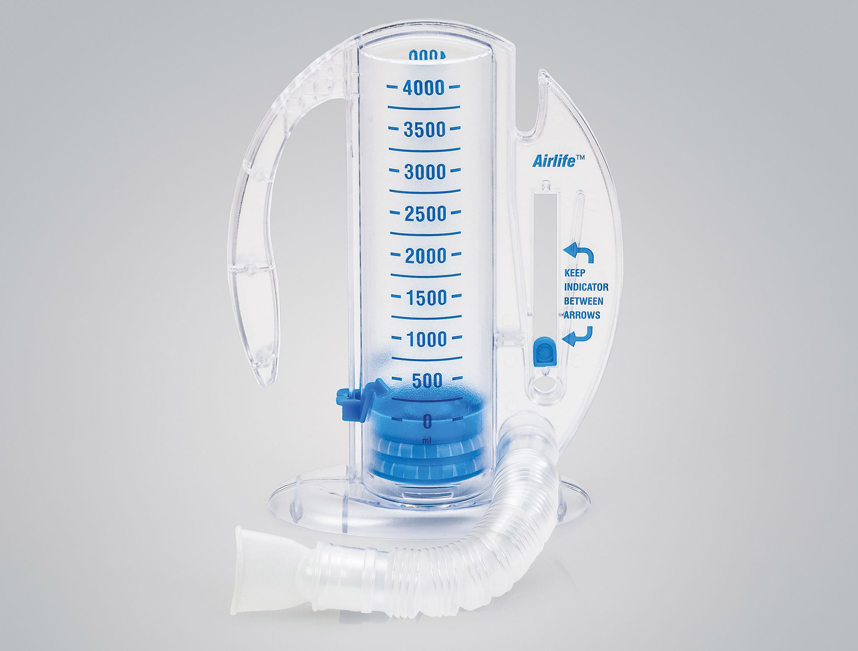 Volumetric Incentive Spirometer 4000mL capacité - 1 x 12 pcs
