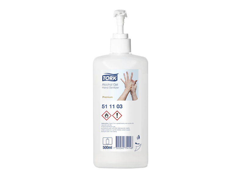 Tork Premium gel hydro-alcoolique avec pompe  - 12 x 500 ml