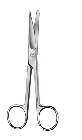 Chirurgische schaar - recht - scherp/stomp - 20 cm - 1 st