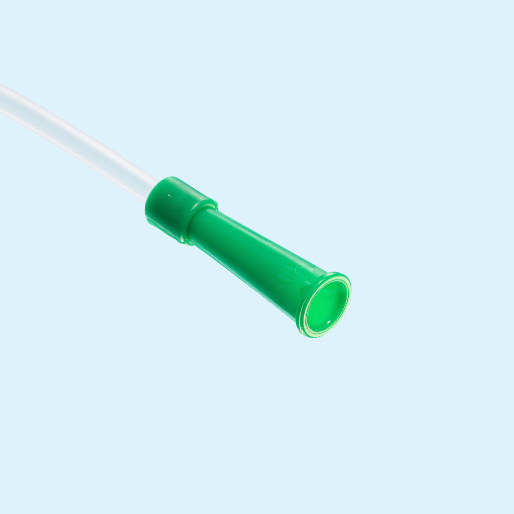 Vrouwesonde PVC - wegwerp - groen - CH14 - 23 cm - steriel - 1 x 100 st