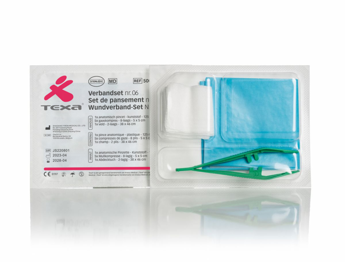 Texa® verbandset 6 - steriel - 1 x 60 st