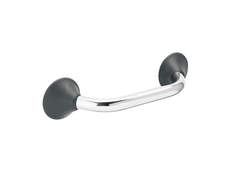 Linido rechte wandbeugel - ergogrip 60 cm - rvs gepolijst/antraciet - 1 st
