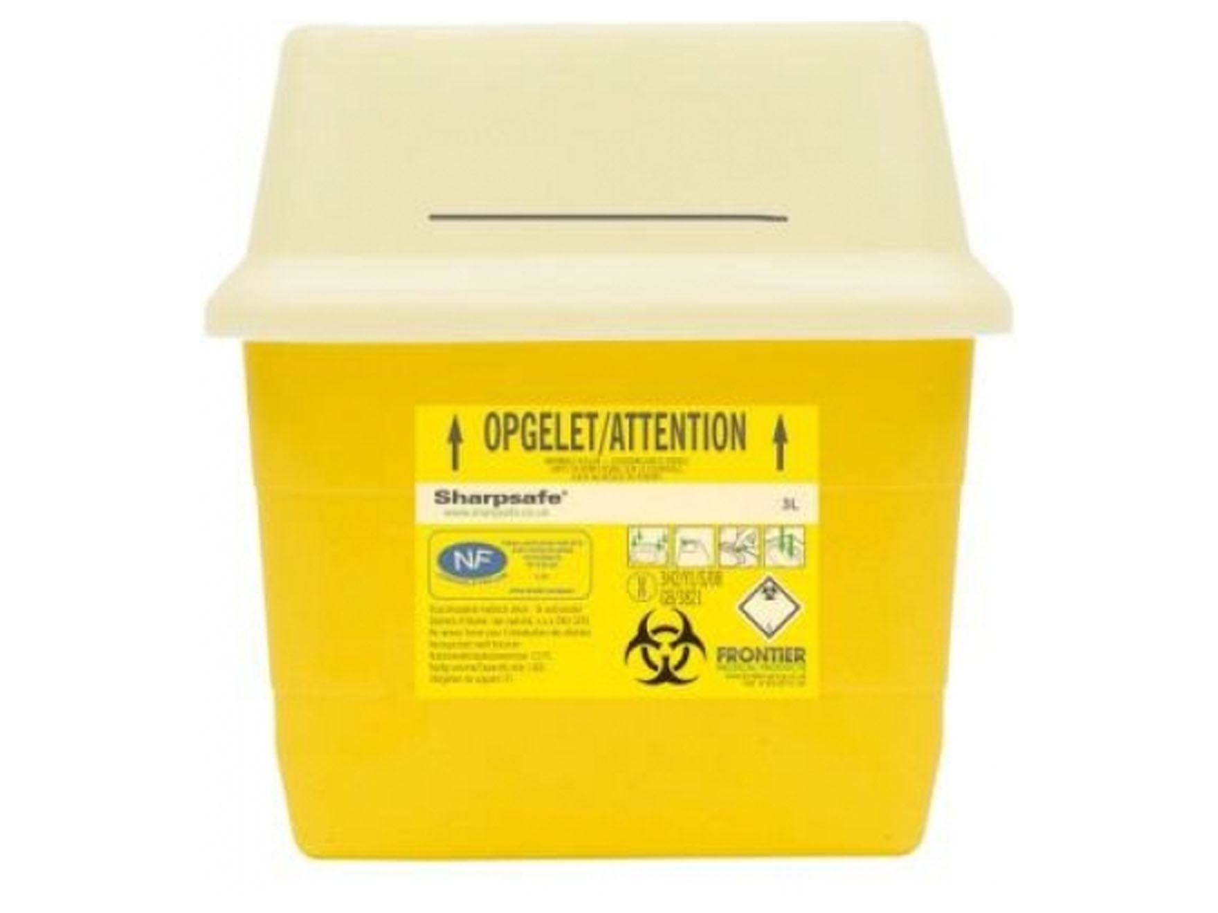Sharpsafe naaldcontainer - 2 L - 1 st