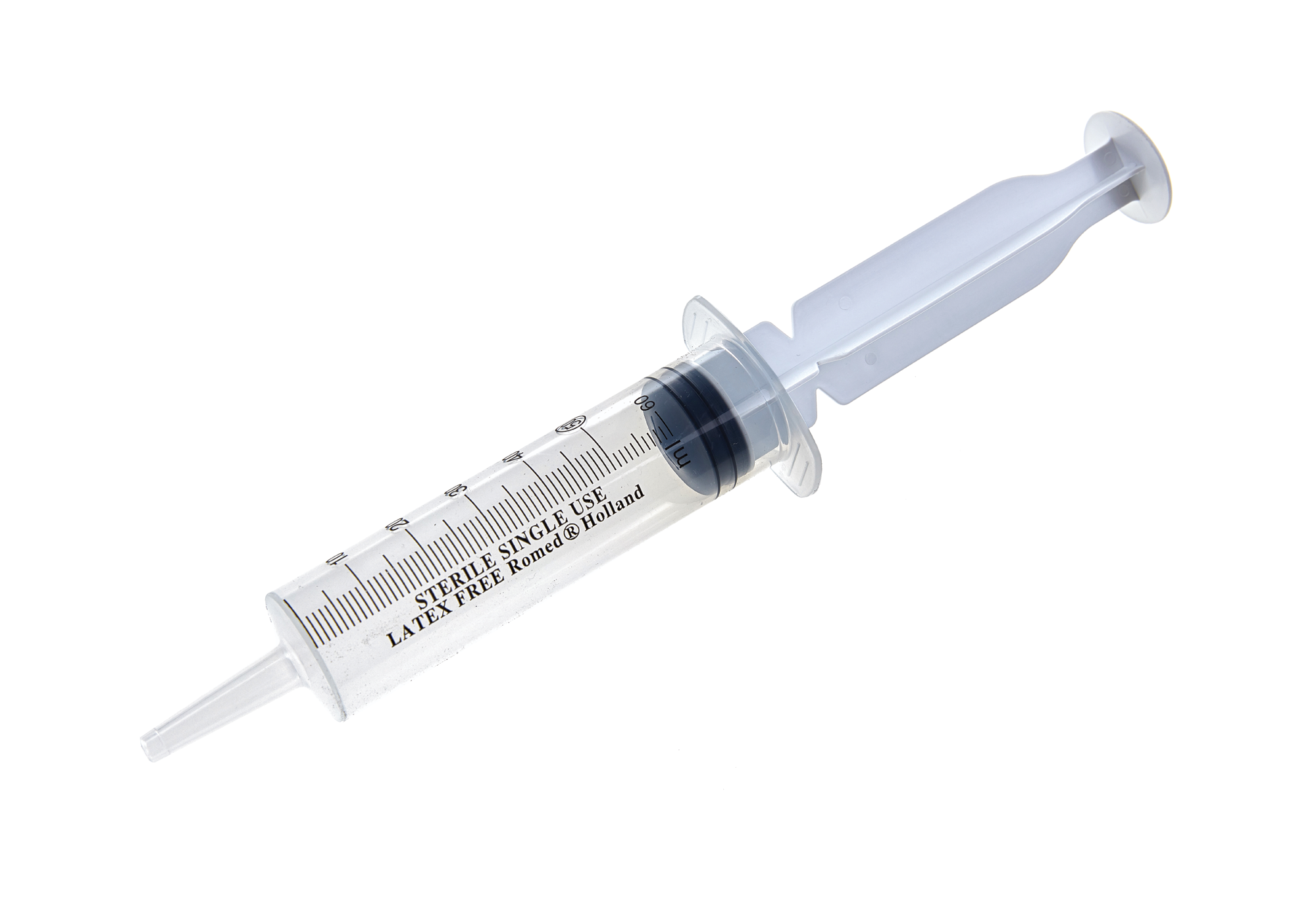 Romed 3-delige spuit 60 ml - catheter tip - 25 st
