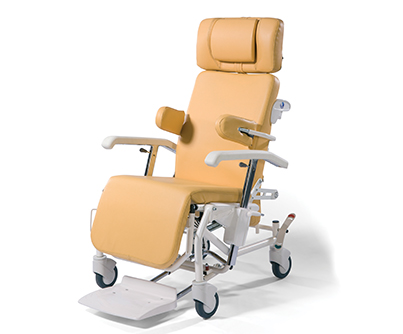 Alesia fauteuil gériatrique - repose-jambes et appui-tête - 1 pc