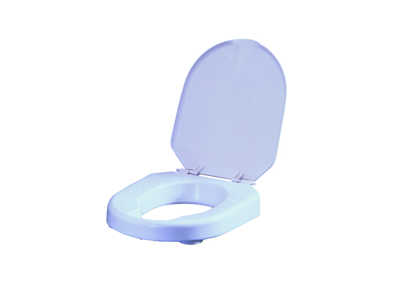 Hi-Loo wc verhoger/toiletverhoger 10 cm - met deksel - 1 st