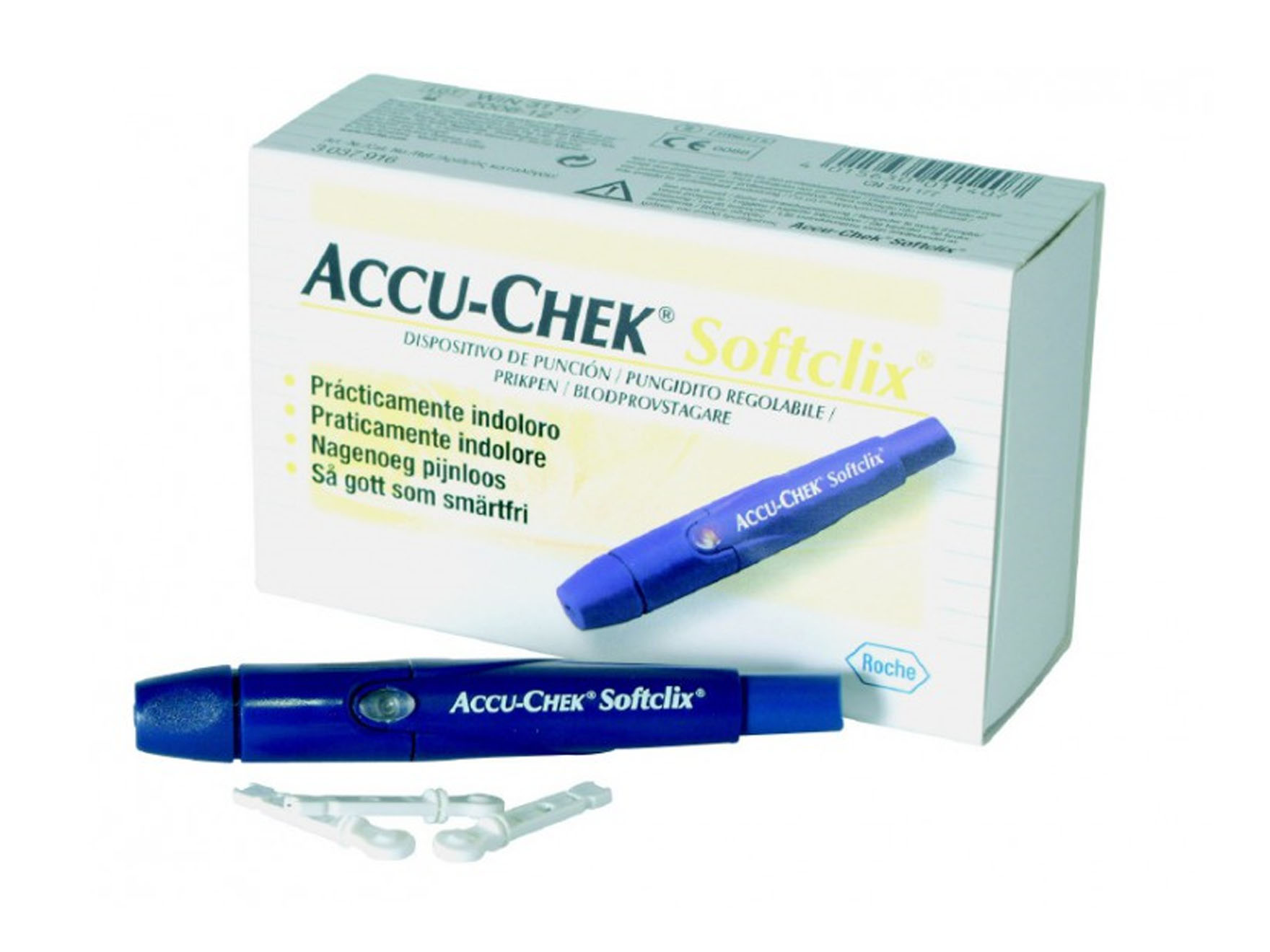 Accu-chek Softclix kit - autopiqueur avec 25 lancettes - 1 pc