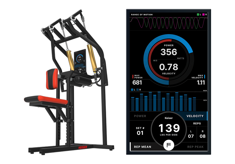 Keiser A400 Haut du dos