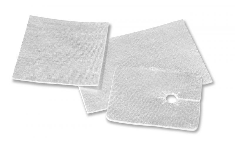 Split tracheo kompressen - 8 x 9 cm - steriel - 1 x 150 st