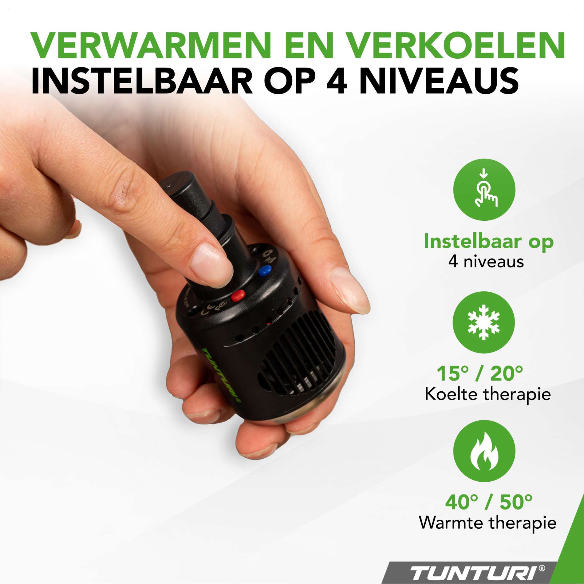 Tunturi kop voor massagepistool - 1 st