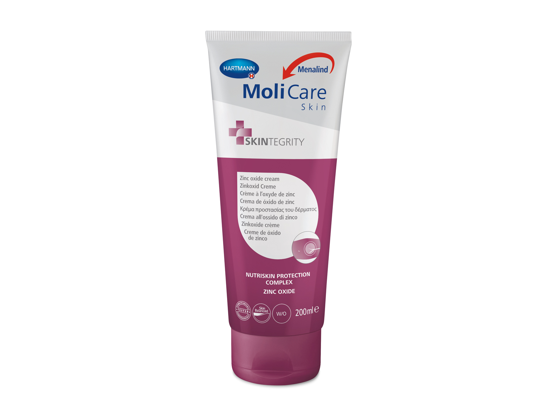 MoliCare® Skin protect crème avec oxyde de zinc - 200 ml - 1 pc