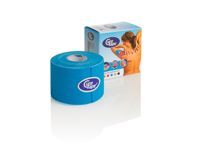 CureTape® 5 cm x 5 m - blauw - 1 x 6 st