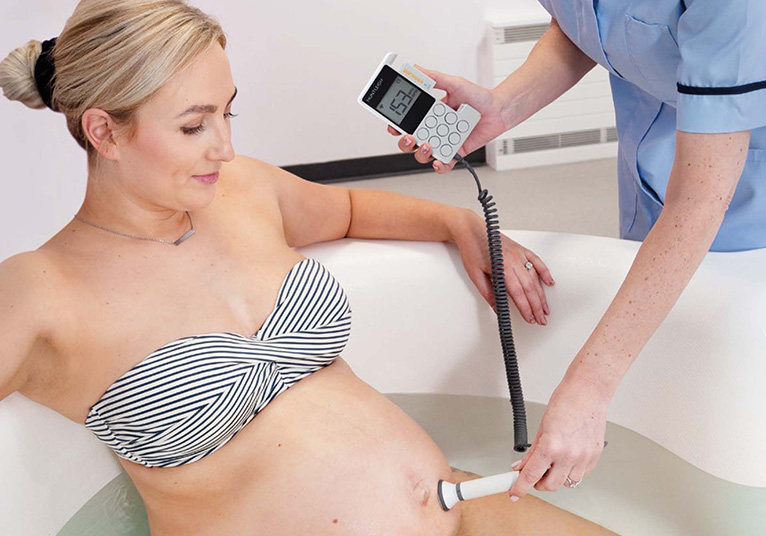 Sonicaid FD1 Digitale, Foetale Doppler - audio en FHR - vaste sonde 2MHz