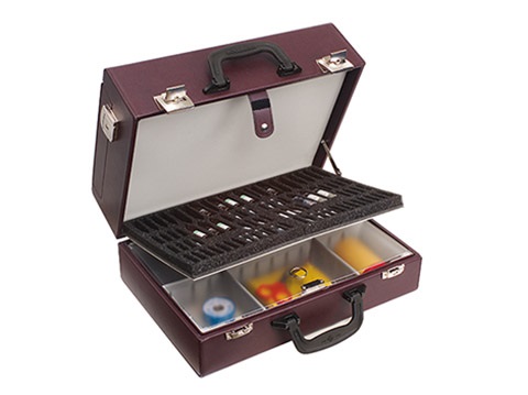 Mallette médicale Medica 2000 Bollmann avec poche extérieure supplementaire - 42 x 29 x 19 cm - cuir - noir - 1 pc