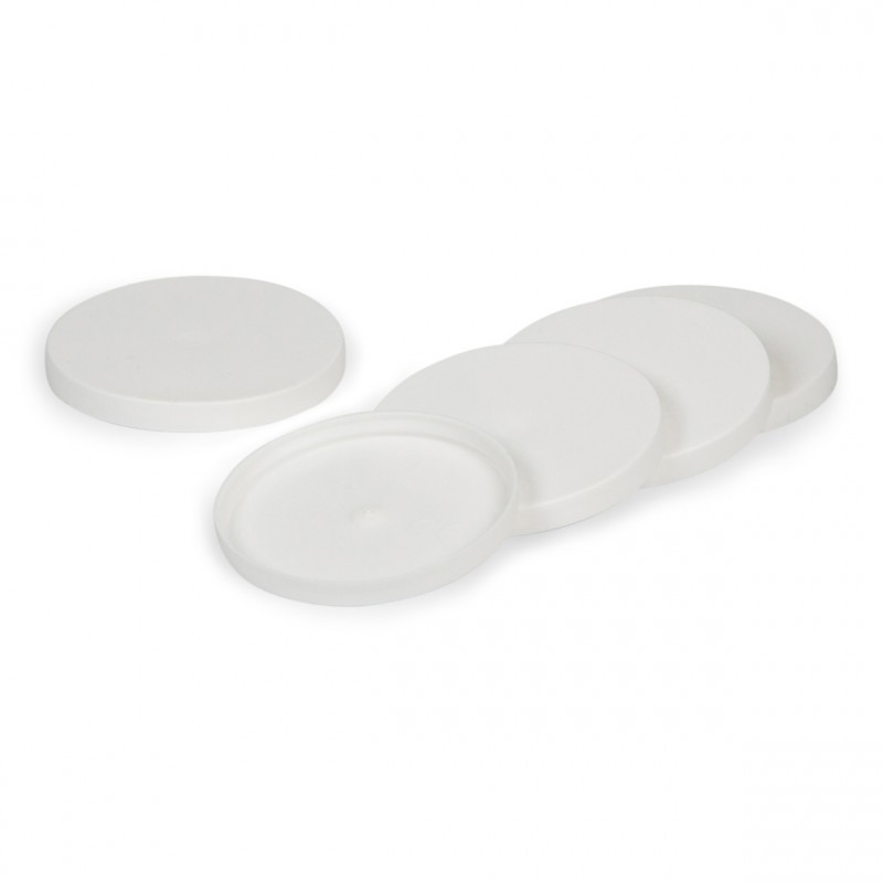Deksels voor eco medicatiepotjes - wit - 1 x 500 st