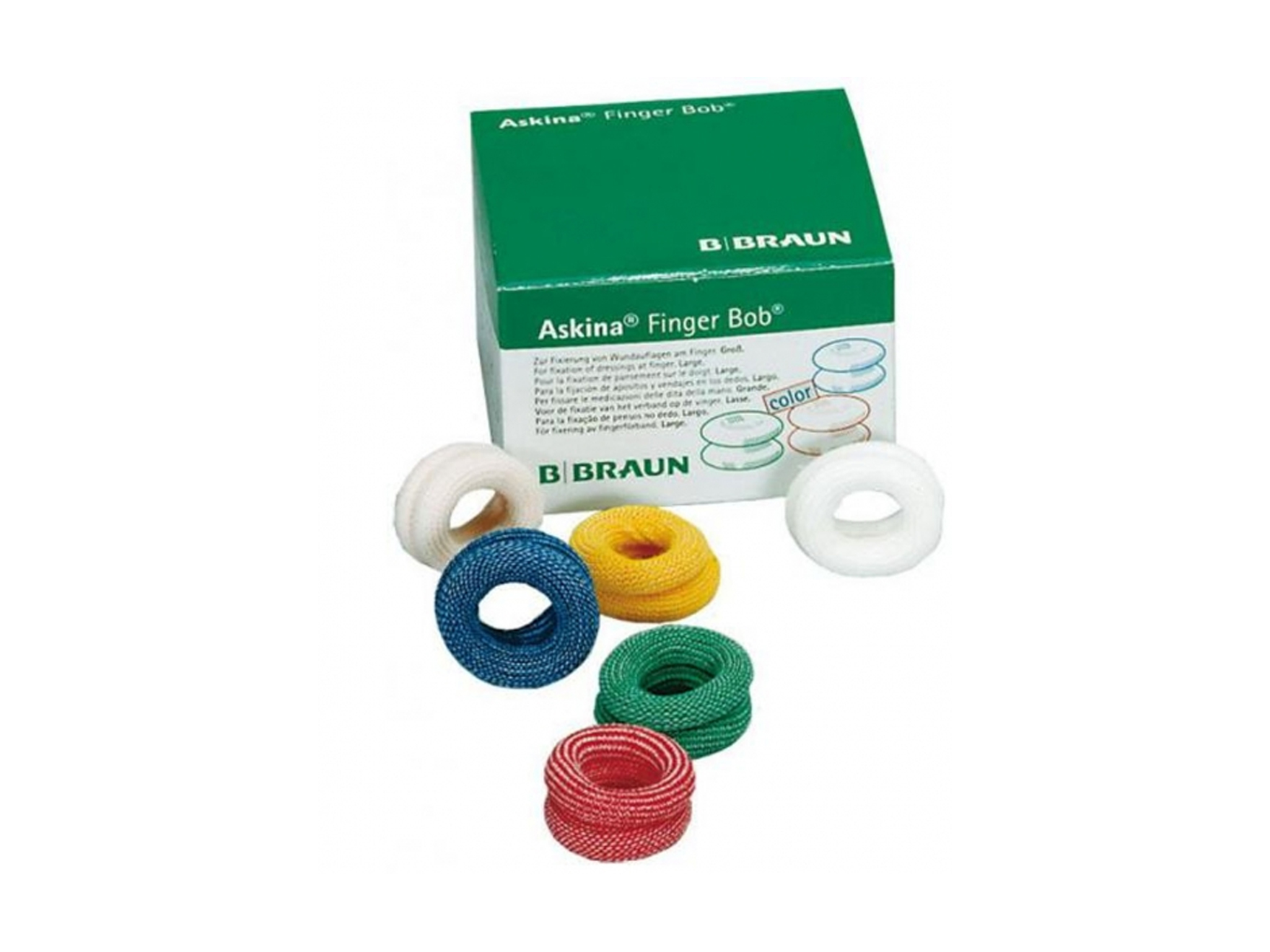 Fingerbob medium - 5 kleuren - 1 x 50 st