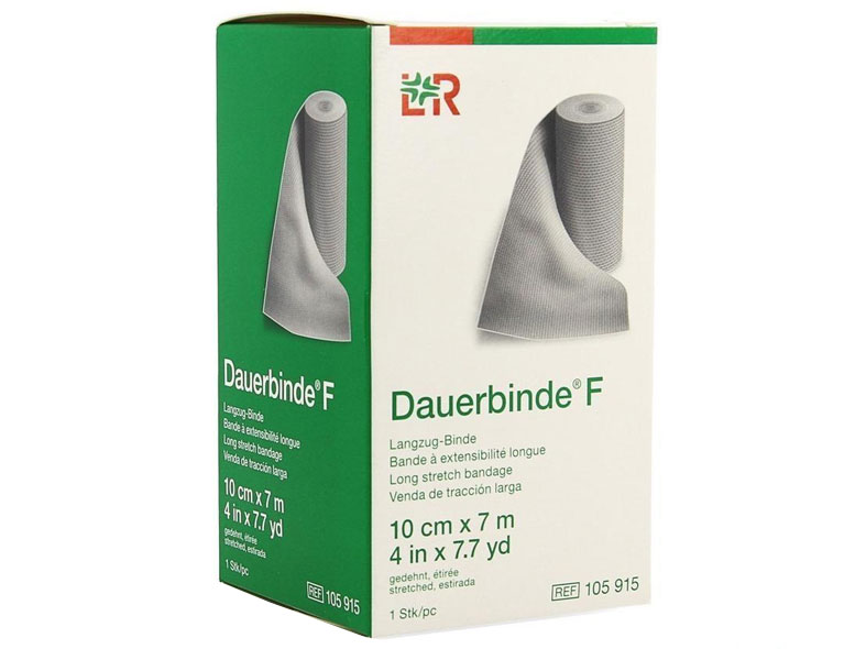 Dauerbinde® F - bande à allongement long - 10 cm x 7 m - 1 pc
