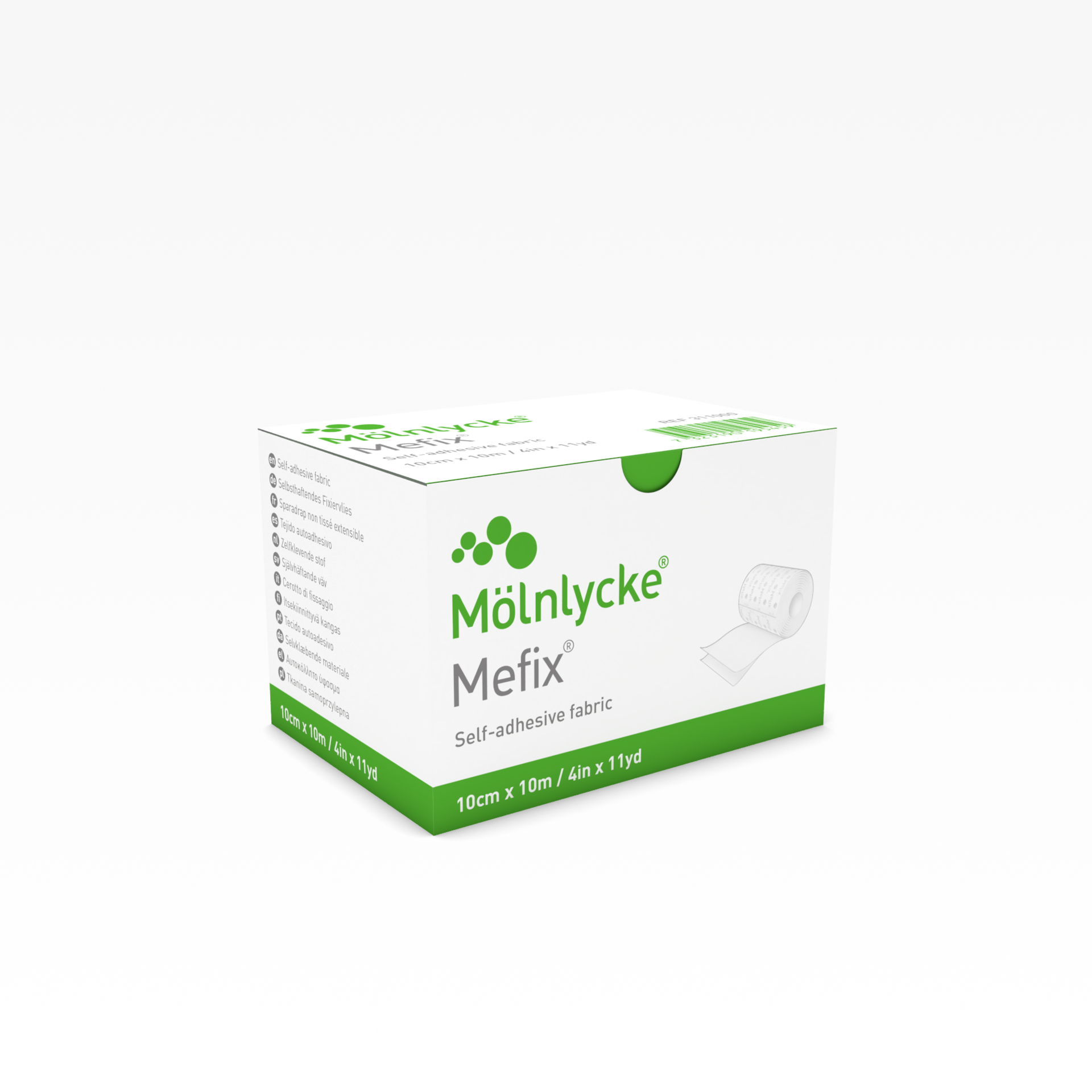 Mefix® non-woven - kleefpleister op rol - 10 cm x 10 m - 1 st