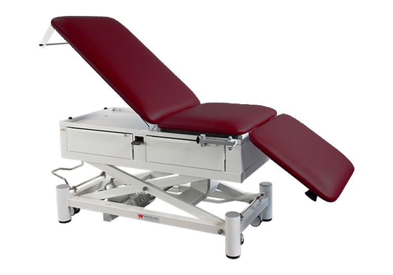 Onderzoekstafel Praxis 3 Comfort Elite - elektrisch in hoogte verstelbaar - Bark - 1 st