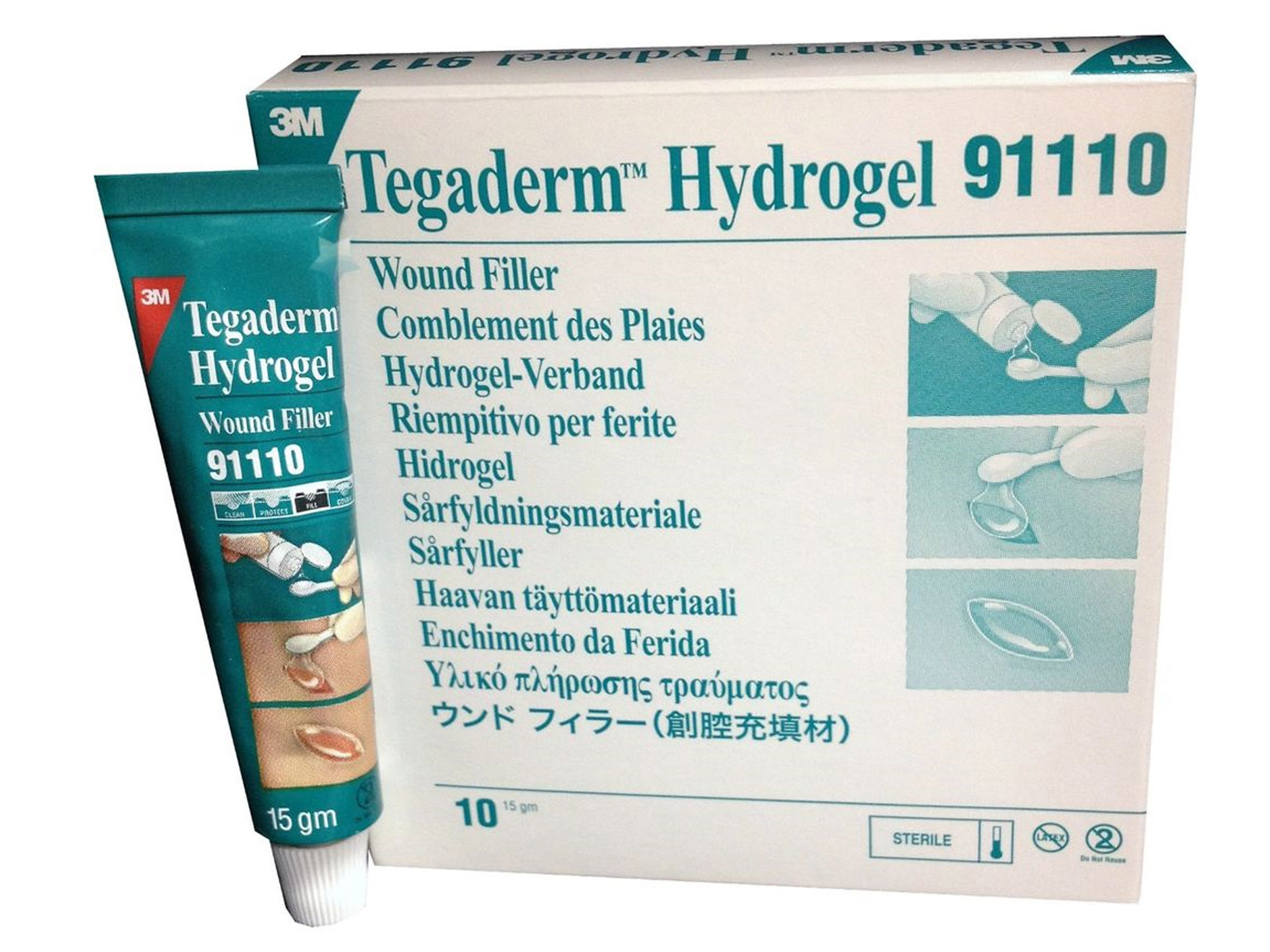 3M™ Tegaderm™ hydrogel - 15 gr - 1 x 10 st