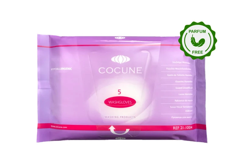 Cocune washglove - ongeparfumeerd - 60 x 5 st