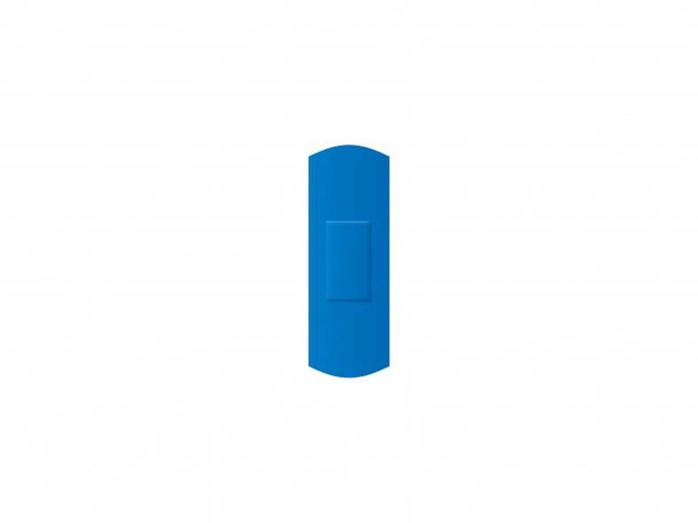 Detectaplast® universal - 2,5 x 7,2 cm - 1 x 100 st