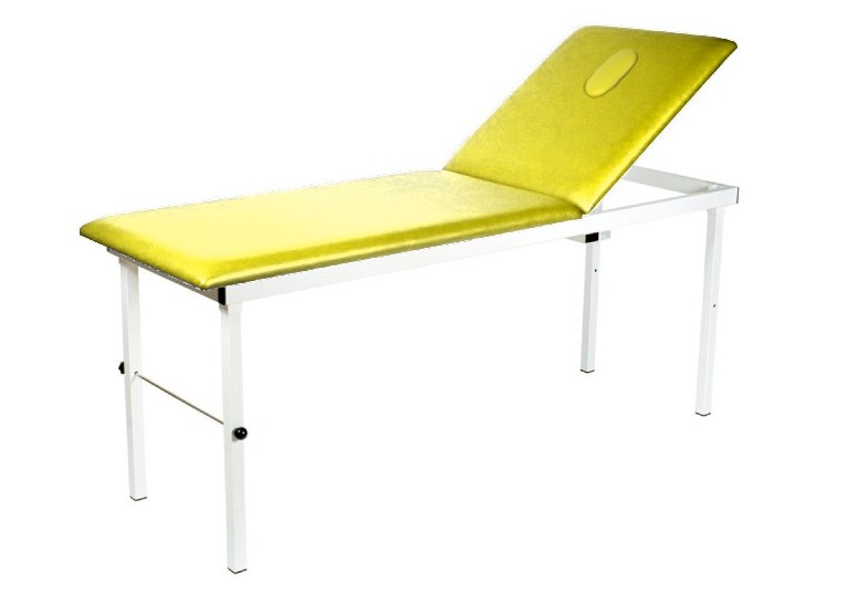 Onderzoekstafel Simplex met neusuitsparing - vaste hoogte - Citroen - 1 st