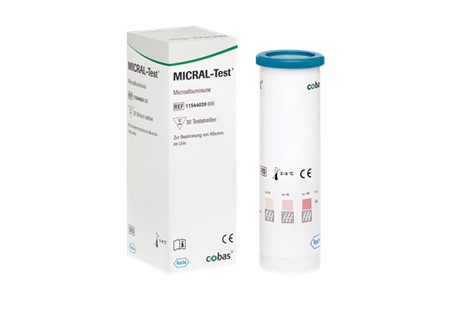 Micral-Test II - urinestrips voor bepalen microalbuninurie - 30 st