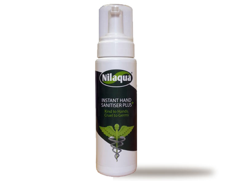 Nilaqua instant hand sanitizer plus - 200 ml - 1 x 20 st