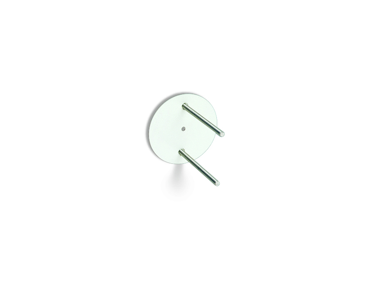 Linido contraplaat ergogrip - rvs - wit - 1 st