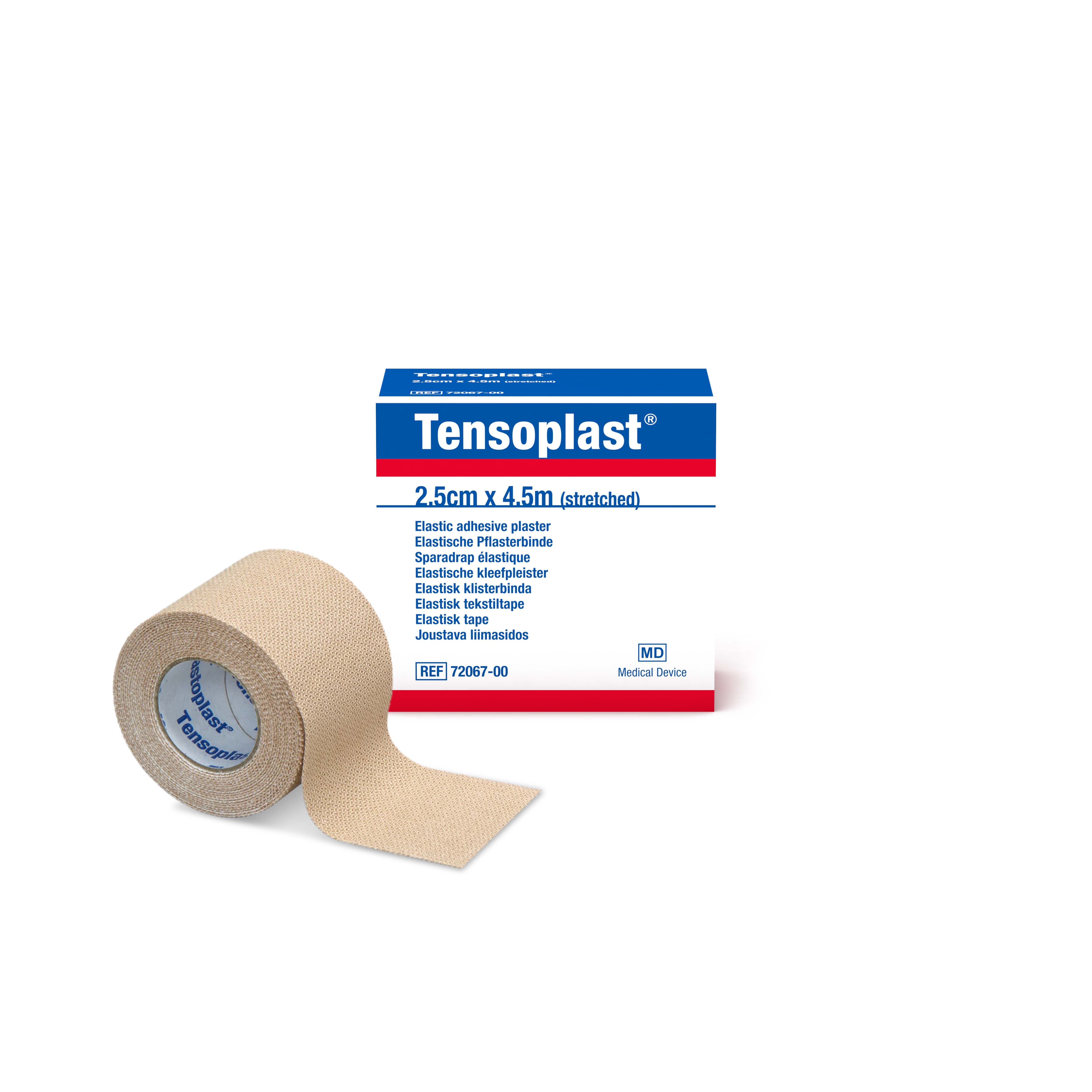 Tensoplast® elastische kleefzwachtel - 2,5 cm x 4,5 m - 1 st