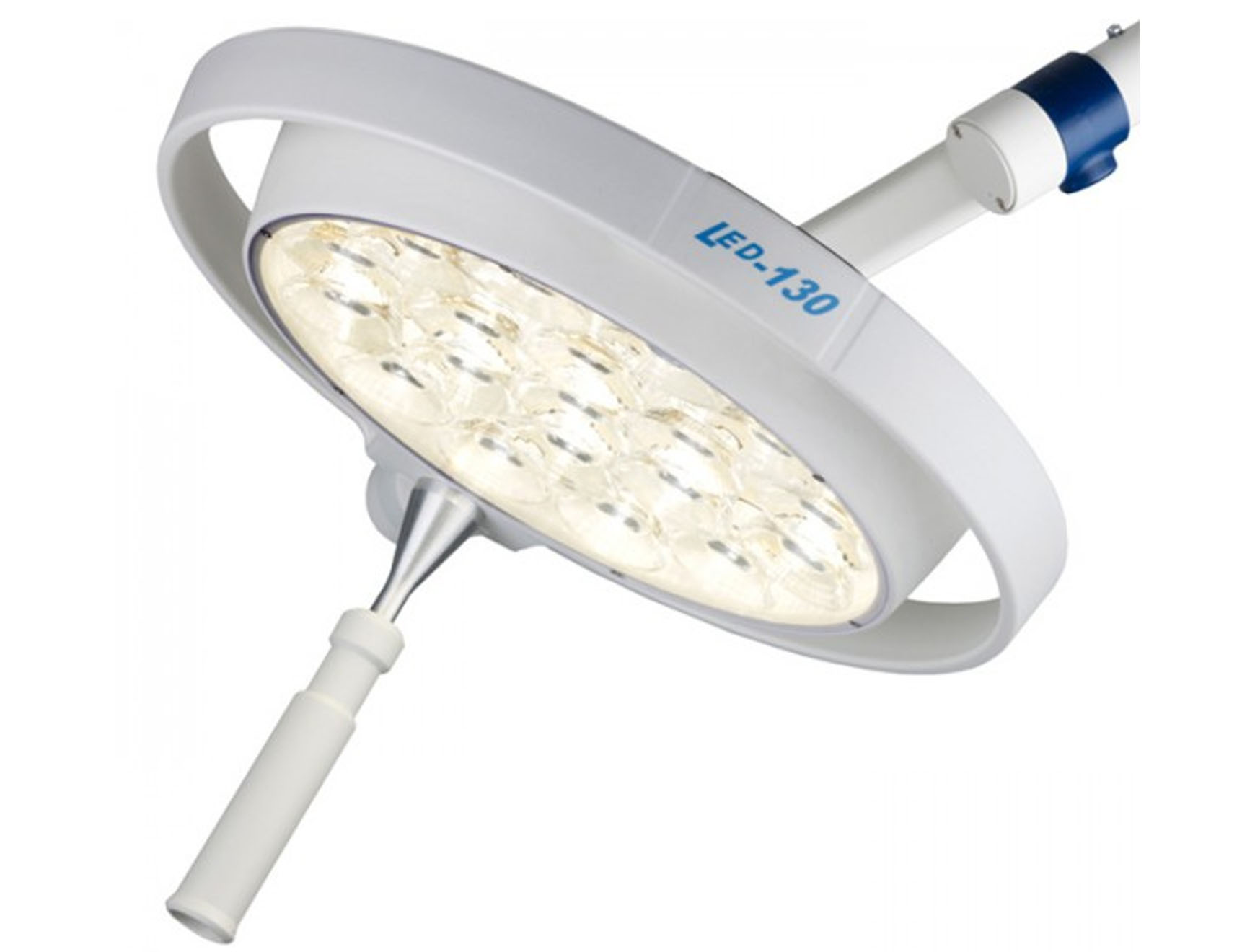 Onderzoekslamp LED 130F - plafondbevestiging - veer arm - exclusief verankeringsring - 1 st