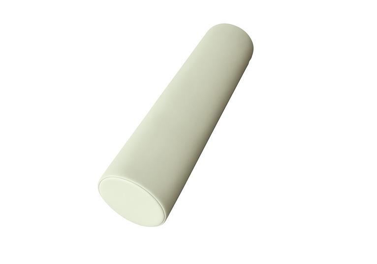 Knierol - 15 x 60 cm - silvertex bekleding - wit