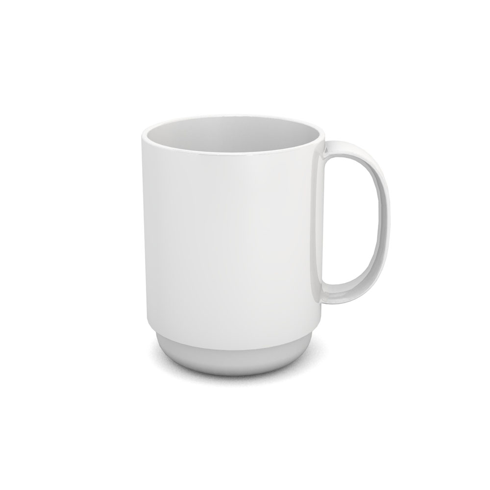 Tasse à café - 510 - 375 ml - 1 anse - - blanc - 1 pc