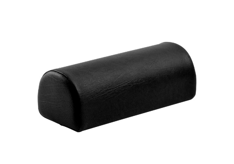 Coussin démi-cylindrique - 56 cm x 16 cm x 18 cm - noir - 1 pc