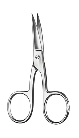 Nagelschaar - gebogen - scherp/scherp - 11,5 cm - 1 st