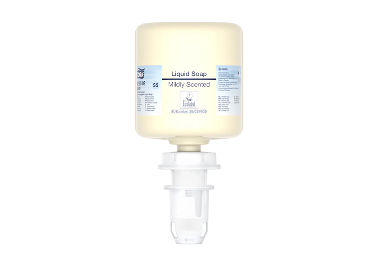 Tork Mini S5 savon liquide - parfum doux - 8 x 525 ml Tork Mini S5 savon liquide - parfum doux - 8 x 525 ml